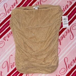 Bar III Macademia Crystals Mini Skirt